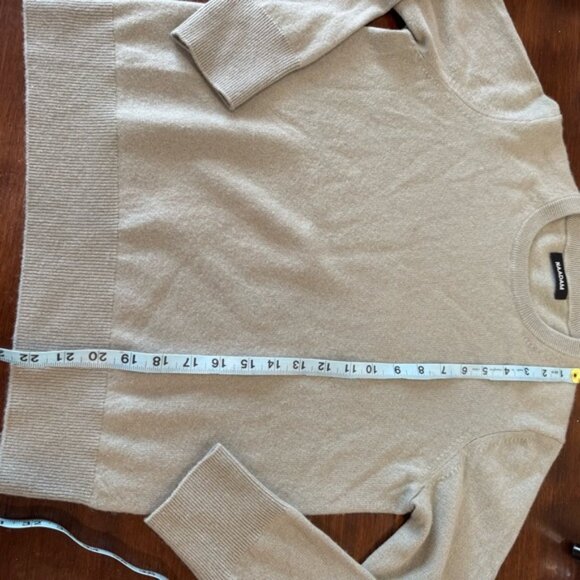 NAADAM  100% CASHMERE SWEATER SAGE GREEN SMALL WOMANS  CREWNECK SOFT COZY - Picture 4 of 10